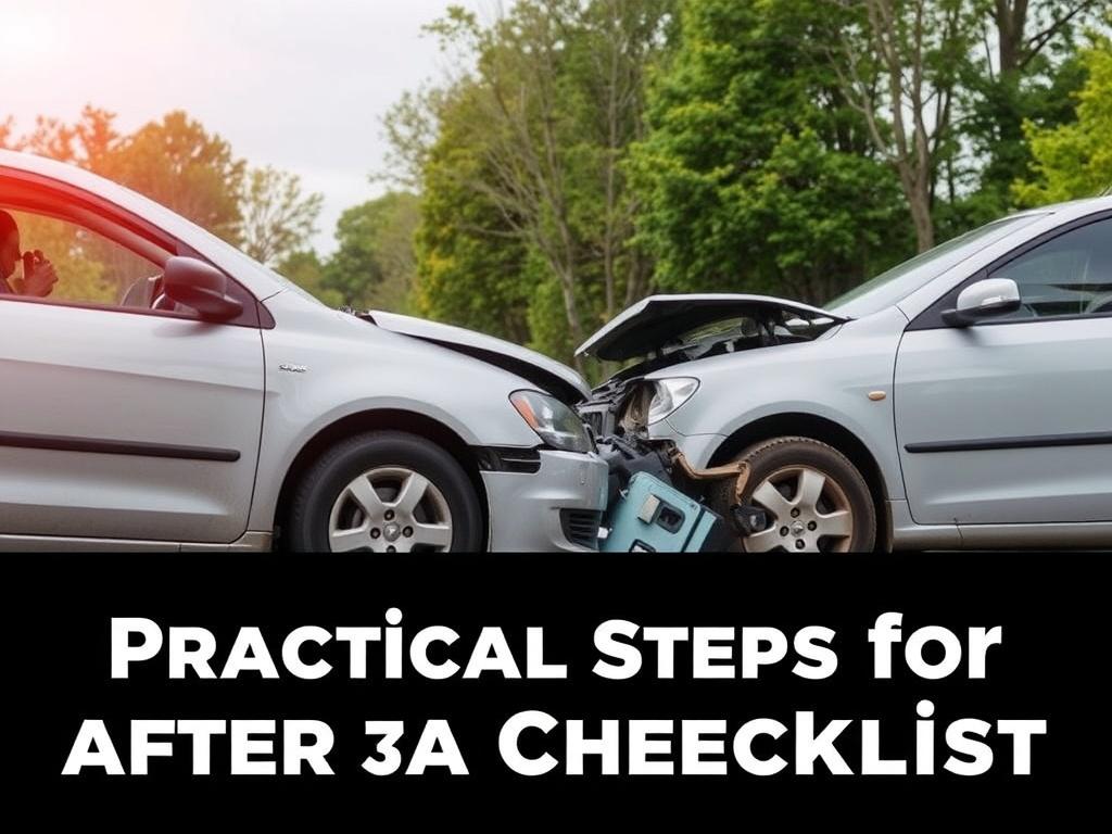 auto insurance in massachusetts. Practical steps after a collision: a checklist